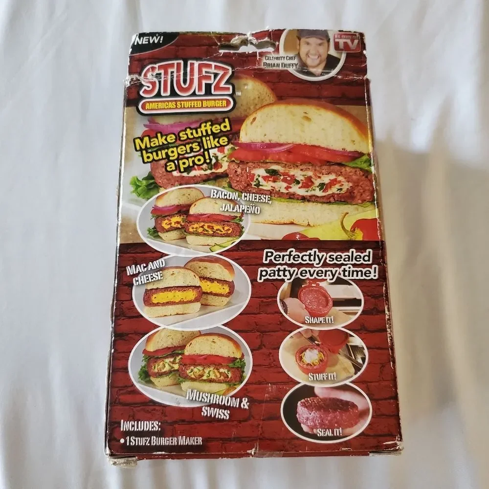 Stufz As Seen On TV Burger Stuffer / Stuffed Hamburger Maker